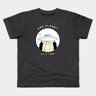 One Planet at a Time Kids T-Shirt